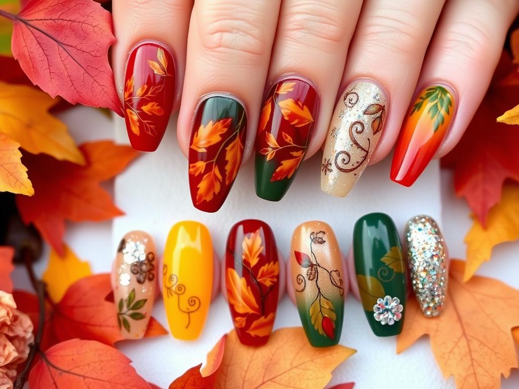 fall nail art