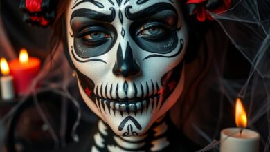 skeleton makeup